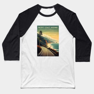 Pacific Coast Highway Baseball T-Shirt